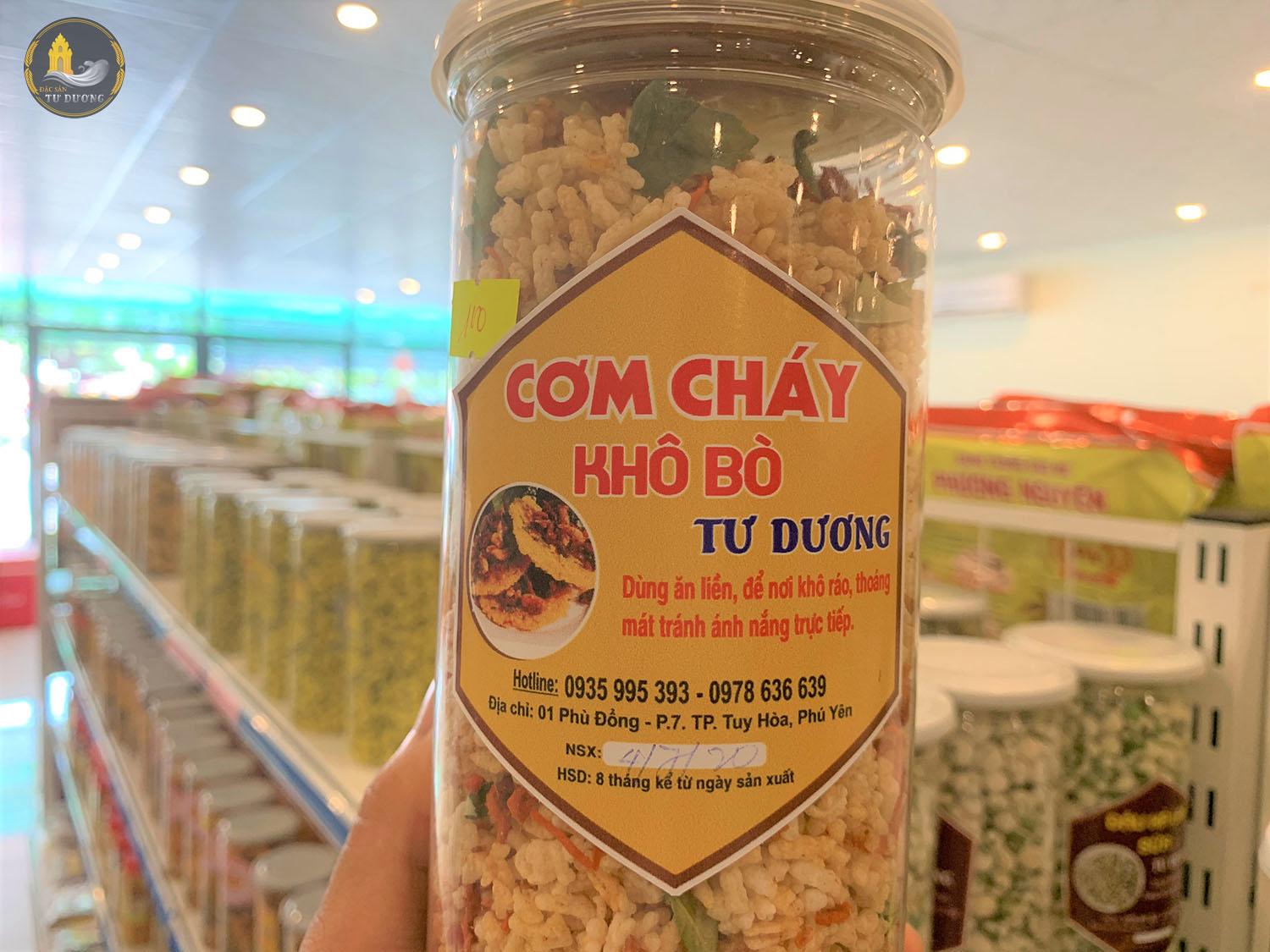 Cơm cháy khô bò